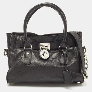 Purse Bag MICHAEL Michael Kors Purse Tote Black East West Hamilton lock Black